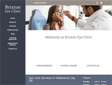Tablet Screenshot of brixtoneyeclinic.com